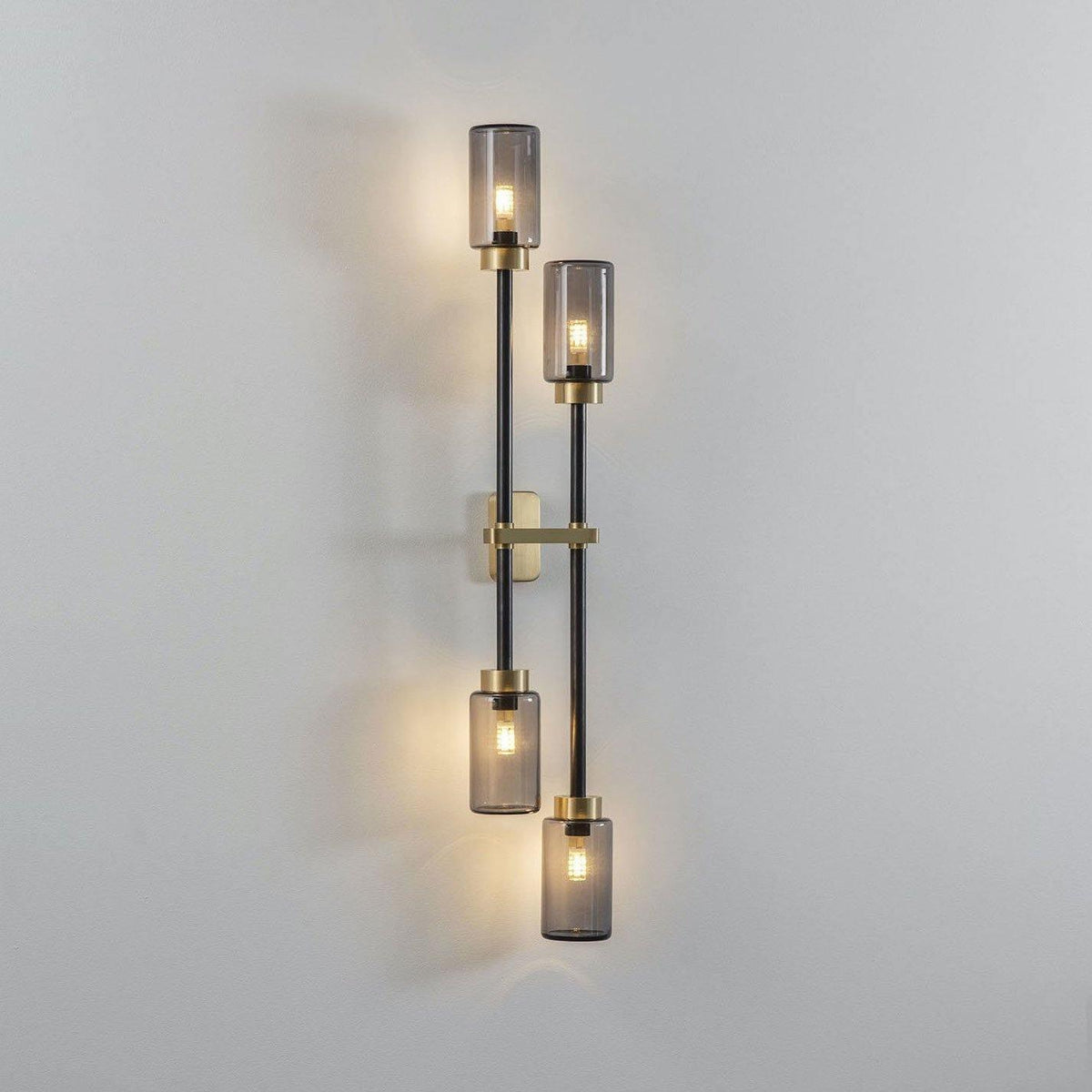Tekas Wandleuchte Zylinder Glas Linear