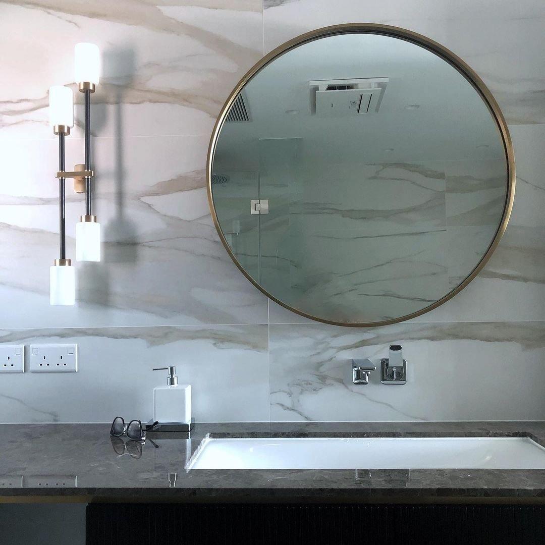 Tekas Wandleuchte Zylinder Glas Linear