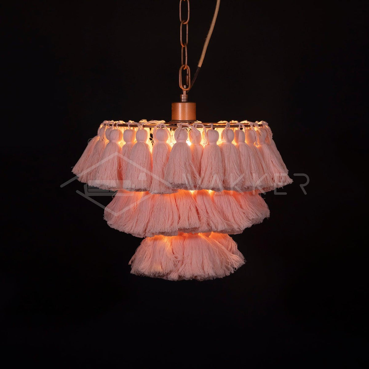 Arixo Kronleuchter Rosa Bohemian Chic