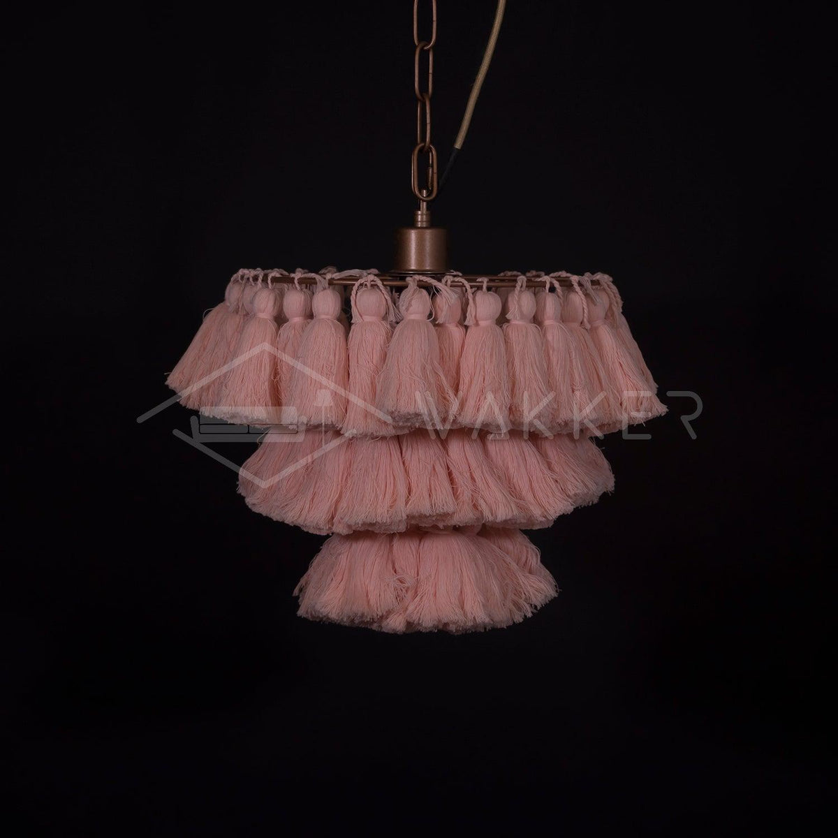 Arixo Kronleuchter Rosa Bohemian Chic