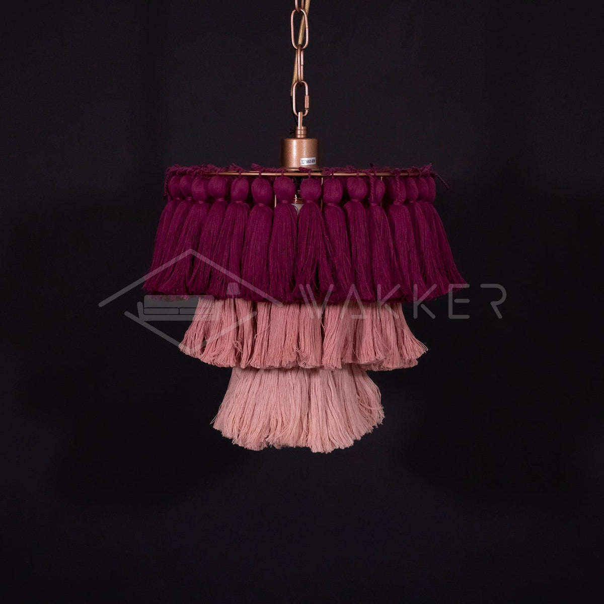 Arixo Kronleuchter Rosa Bohemian Chic