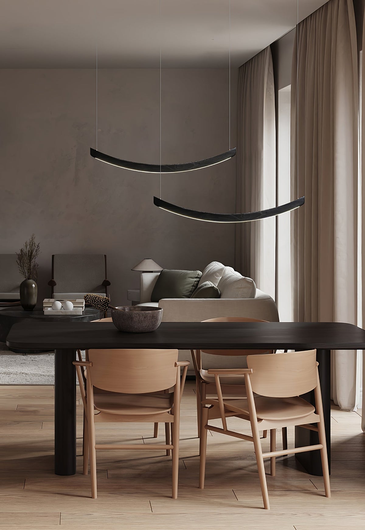 Sororelle Crescent Pendelleuchte