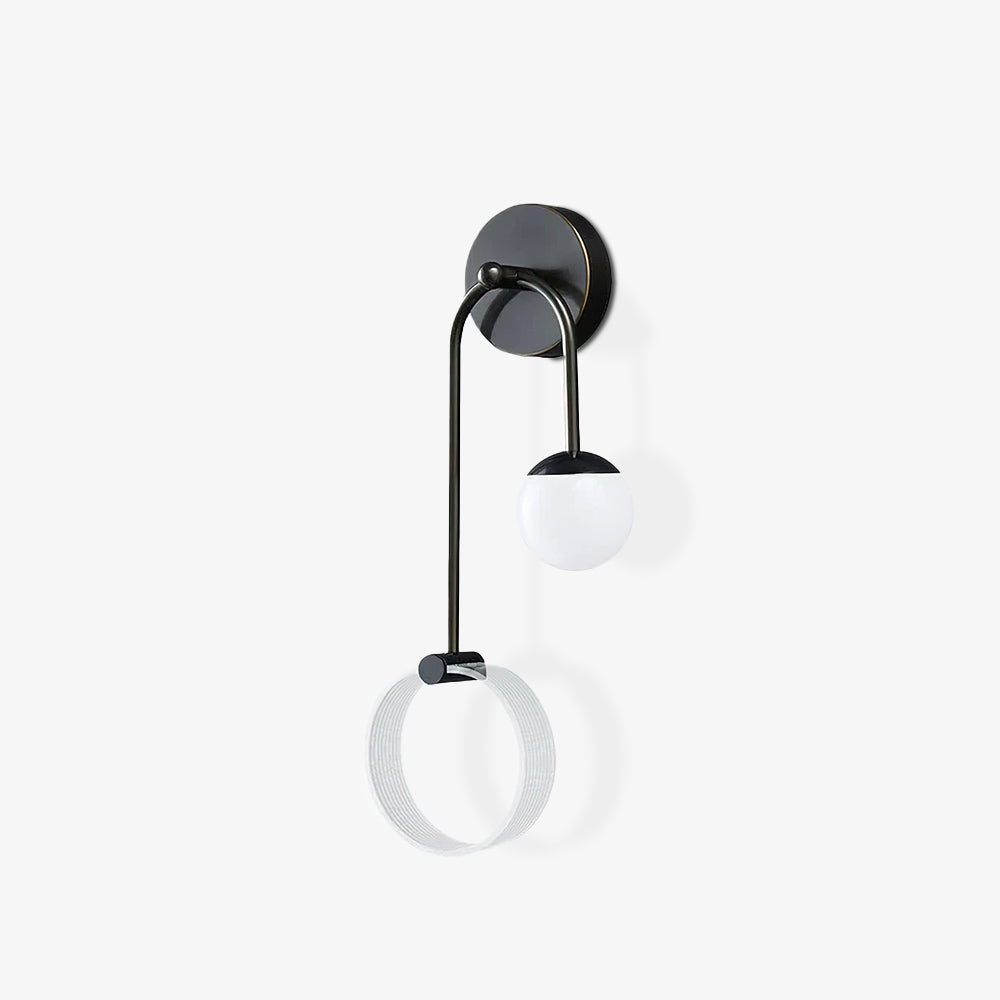 Warren zeitgenössische minimalistische LED-Wandleuchte aus Messing