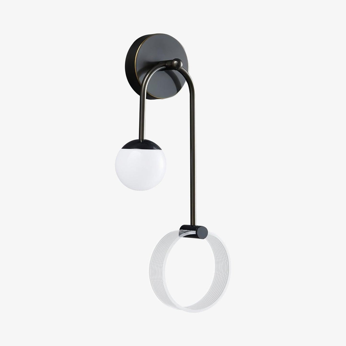 Warren zeitgenössische minimalistische LED-Wandleuchte aus Messing