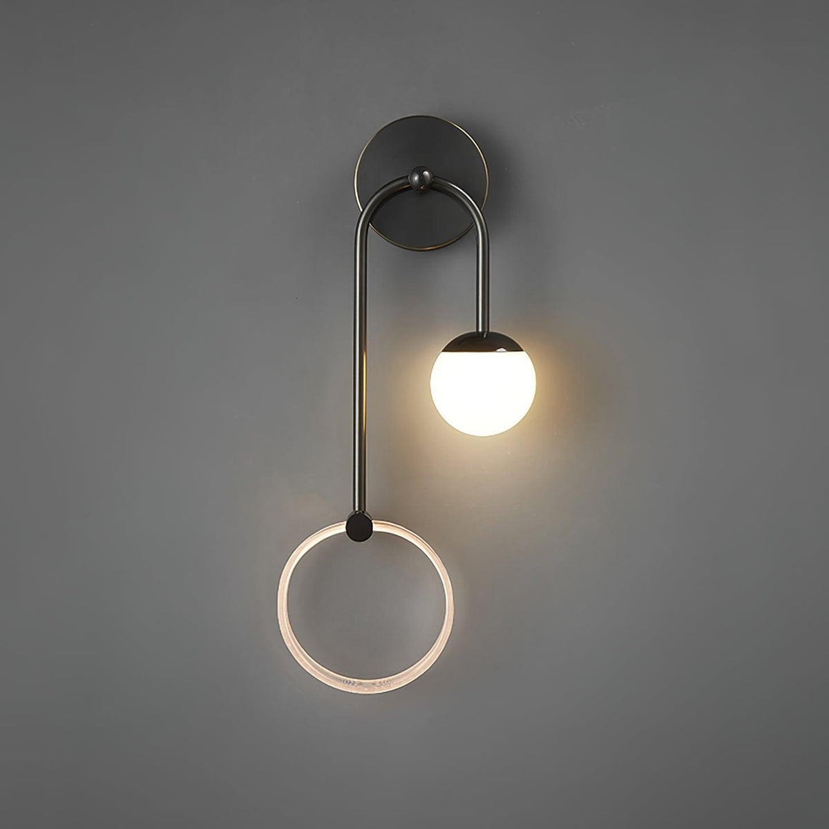 Warren zeitgenössische minimalistische LED-Wandleuchte aus Messing