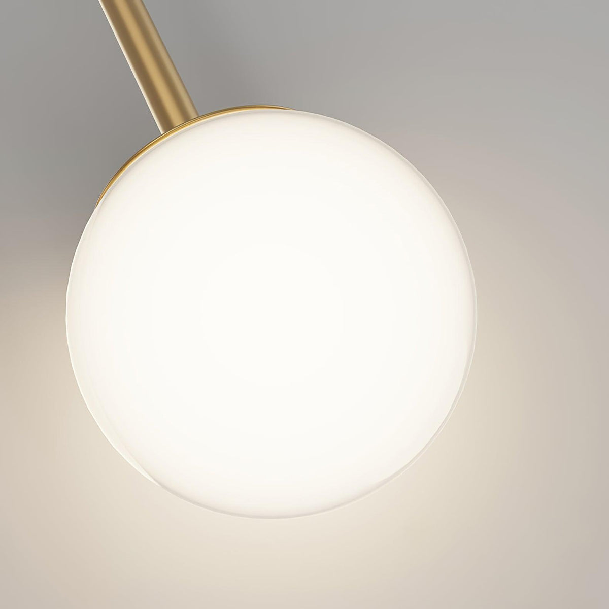 Warren zeitgenössische minimalistische LED-Wandleuchte aus Messing