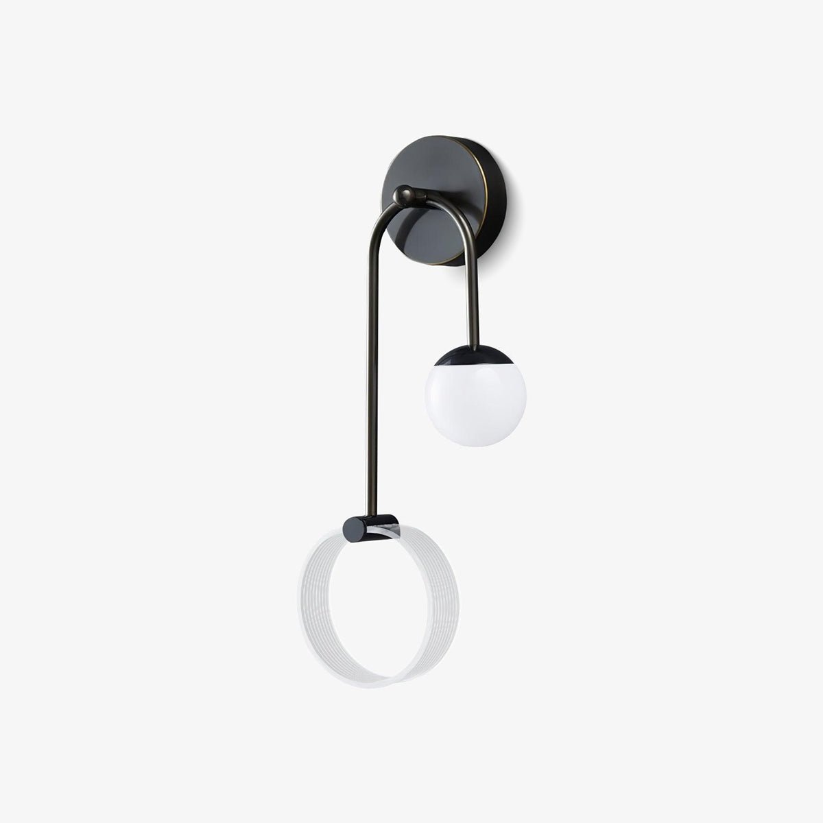 Warren zeitgenössische minimalistische LED-Wandleuchte aus Messing