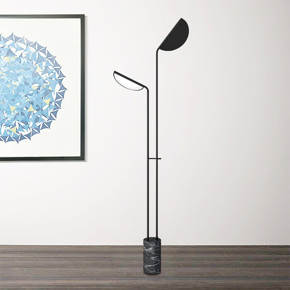 Selarielle Minimalistische Stehleuchte aus Marmor