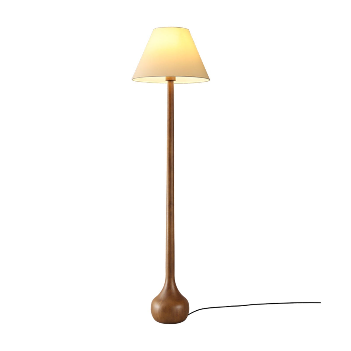 Elviseria Stehleuchte aus Holz
