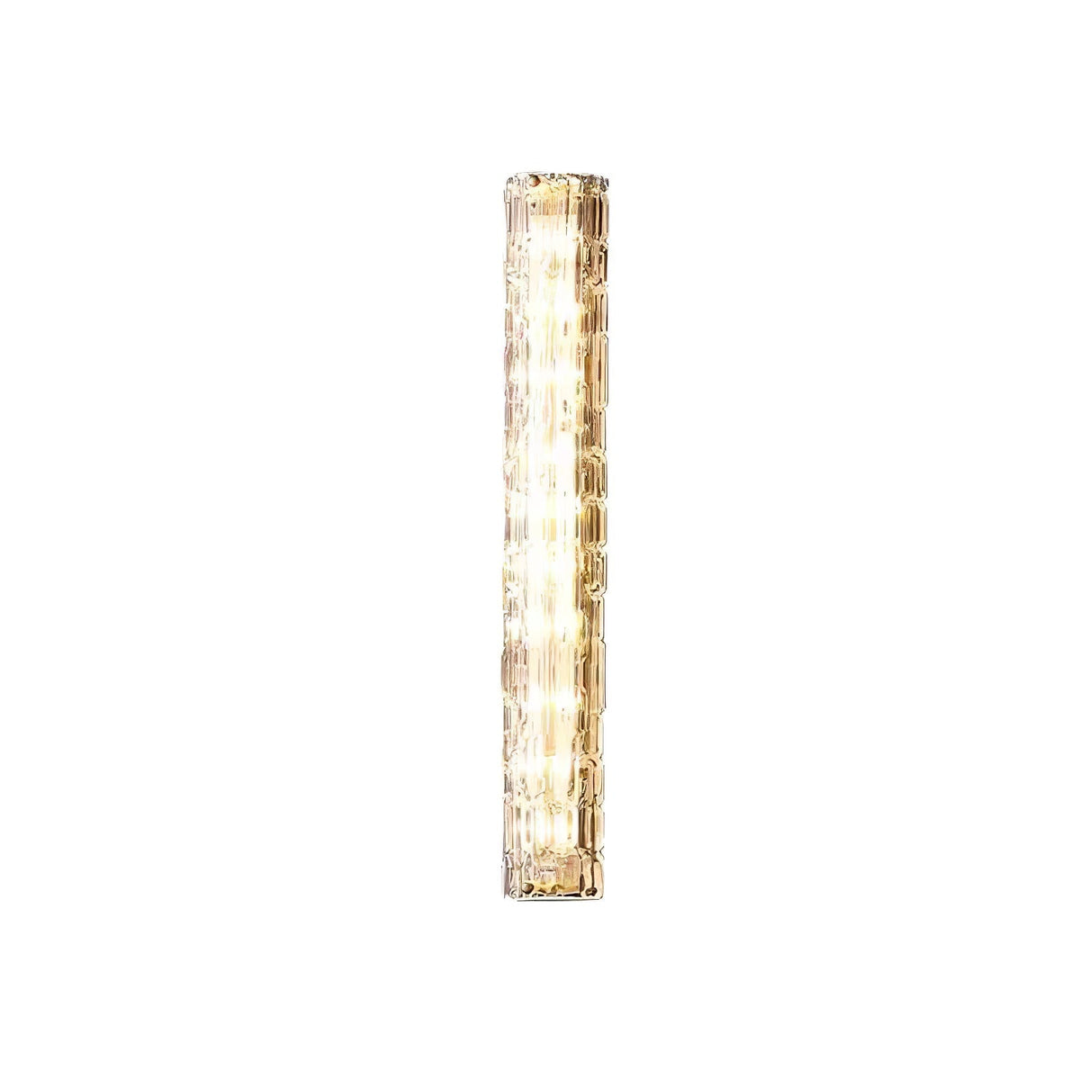 Bexley Messing-Glas Glam-Wandleuchte für Wohnzimmer | Cielum