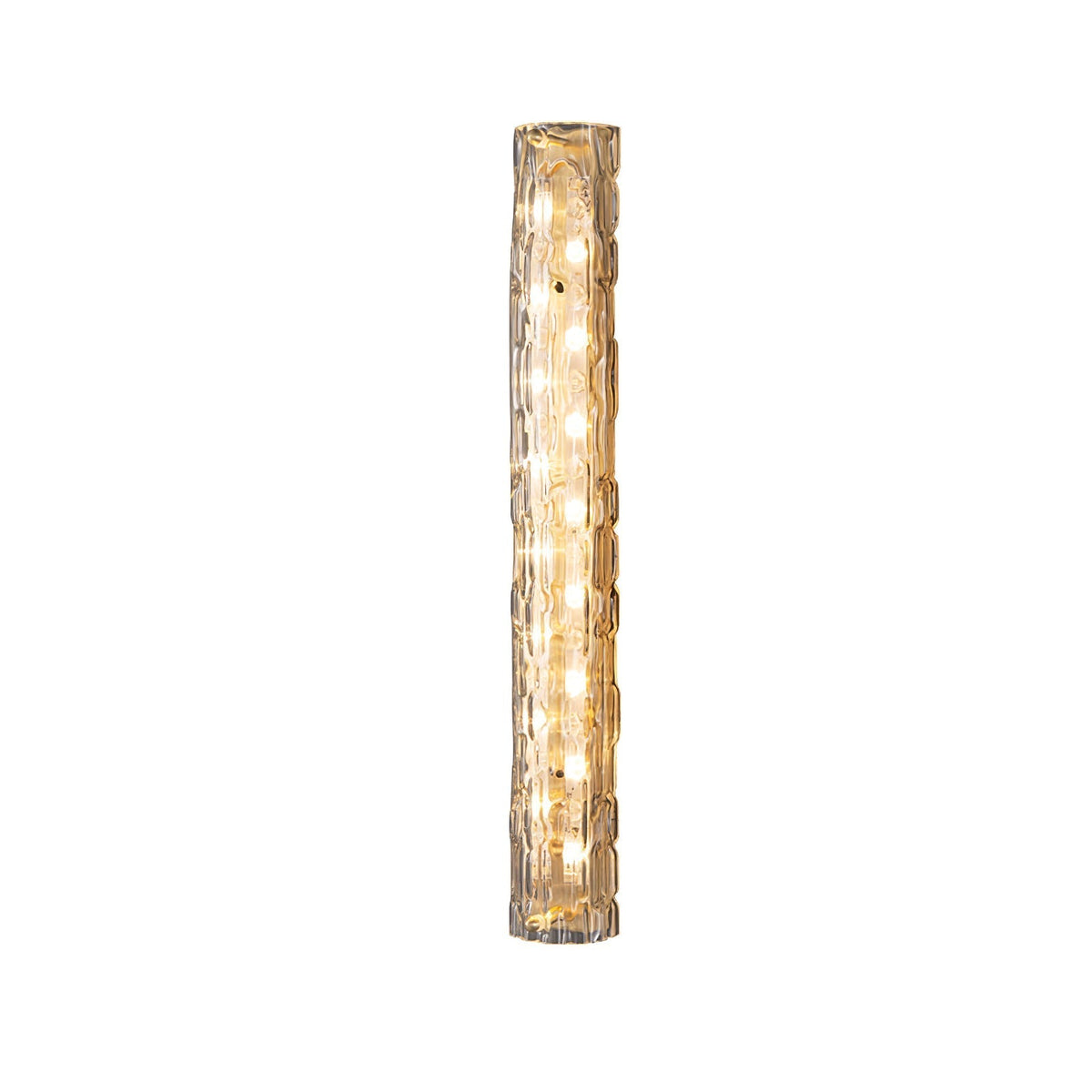 Bexley Messing-Glas Glam-Wandleuchte für Wohnzimmer | Cielum
