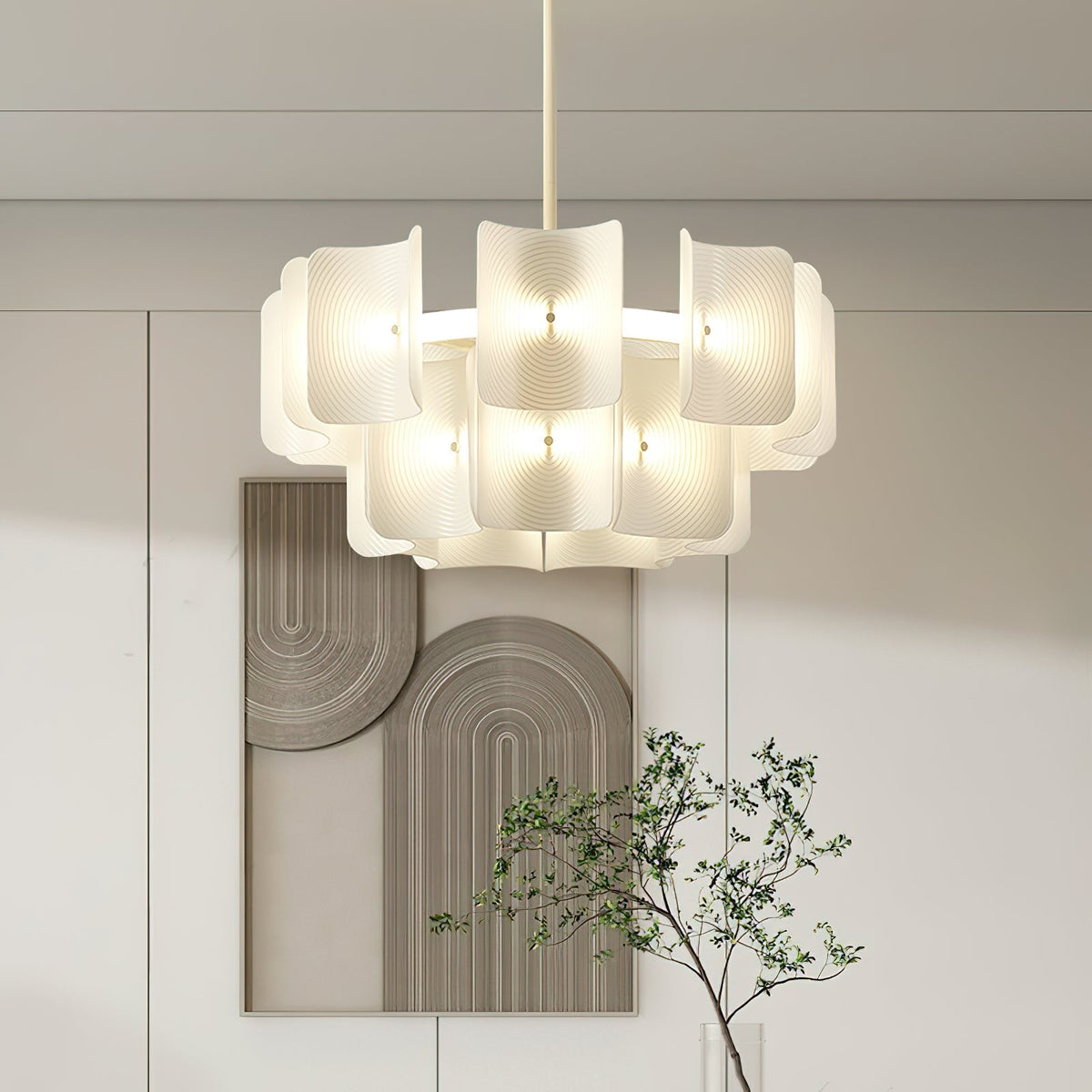Seliriel Kronleuchter Fingerprint LED