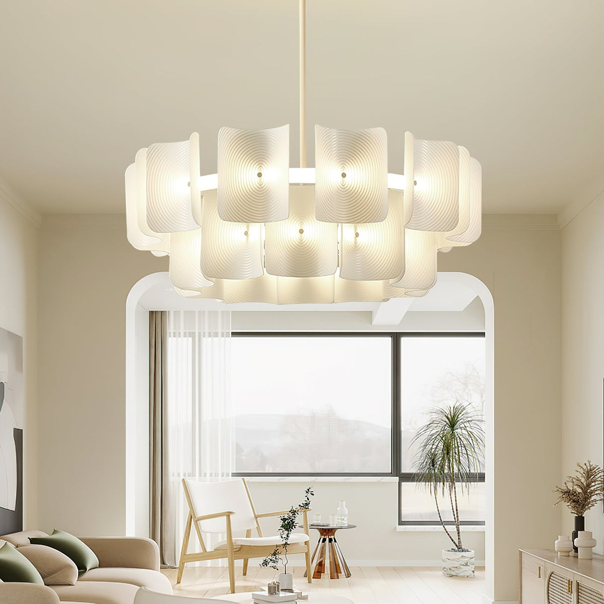 Seliriel Kronleuchter Fingerprint LED
