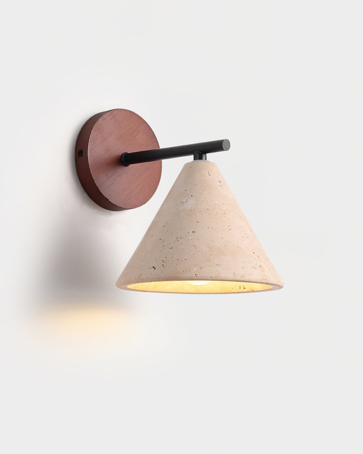 Tavero moderne Wandleuchte mit Kegel-Lampenschirm