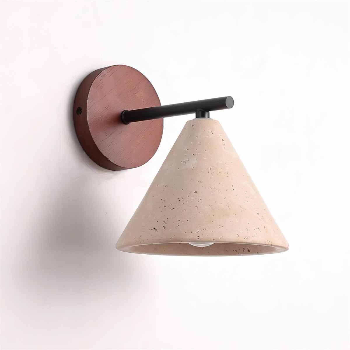 Tavero moderne Wandleuchte mit Kegel-Lampenschirm