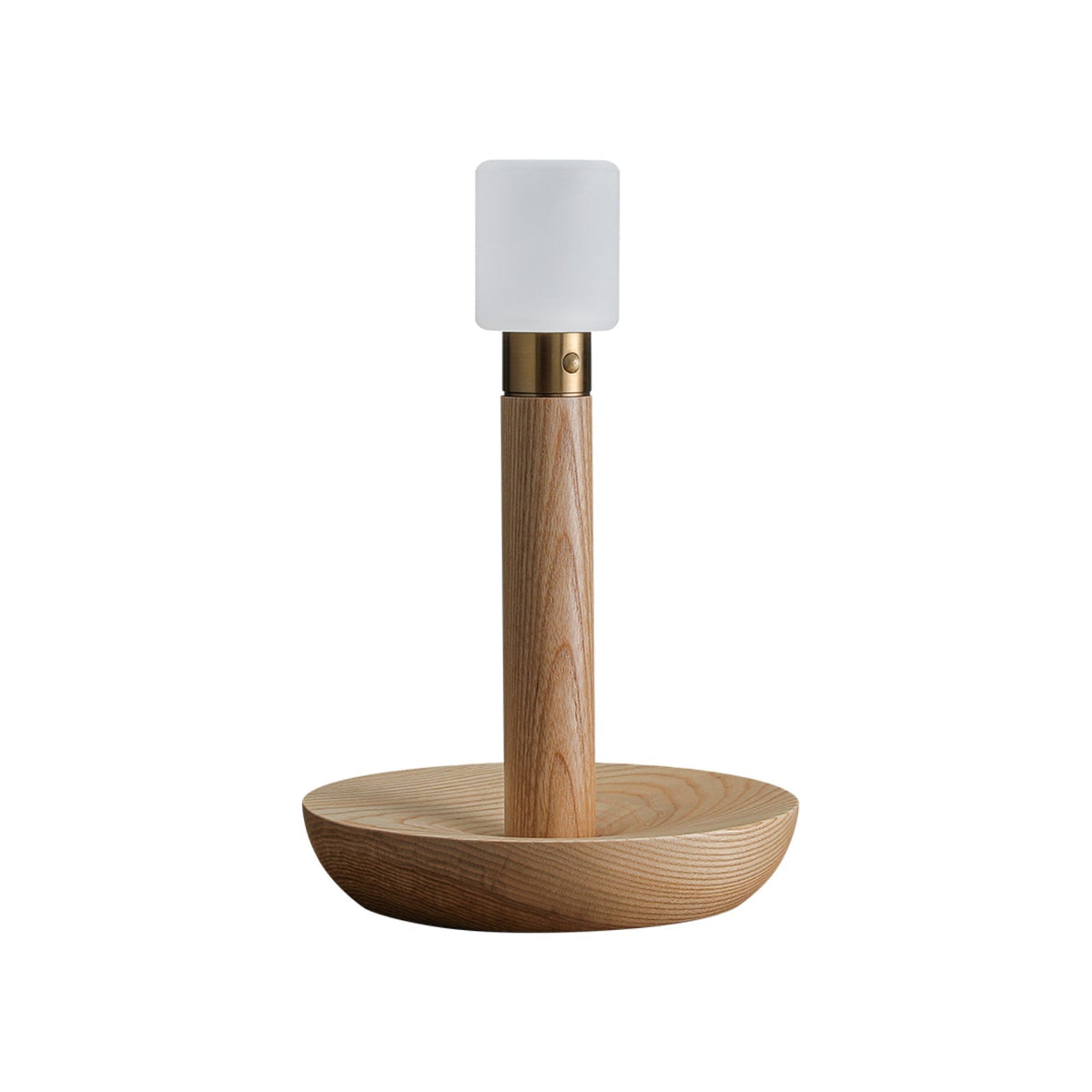 Lumaice Tischleuchte Holztischleuchte minimalistisch Vintage