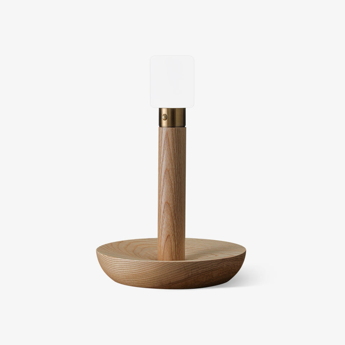 Lumaice Tischleuchte Holztischleuchte minimalistisch Vintage