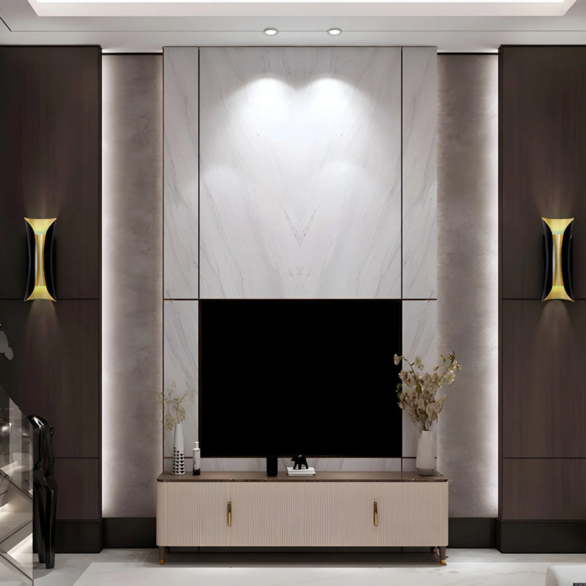 Humphrey Elegance Flame Art Wandleuchte