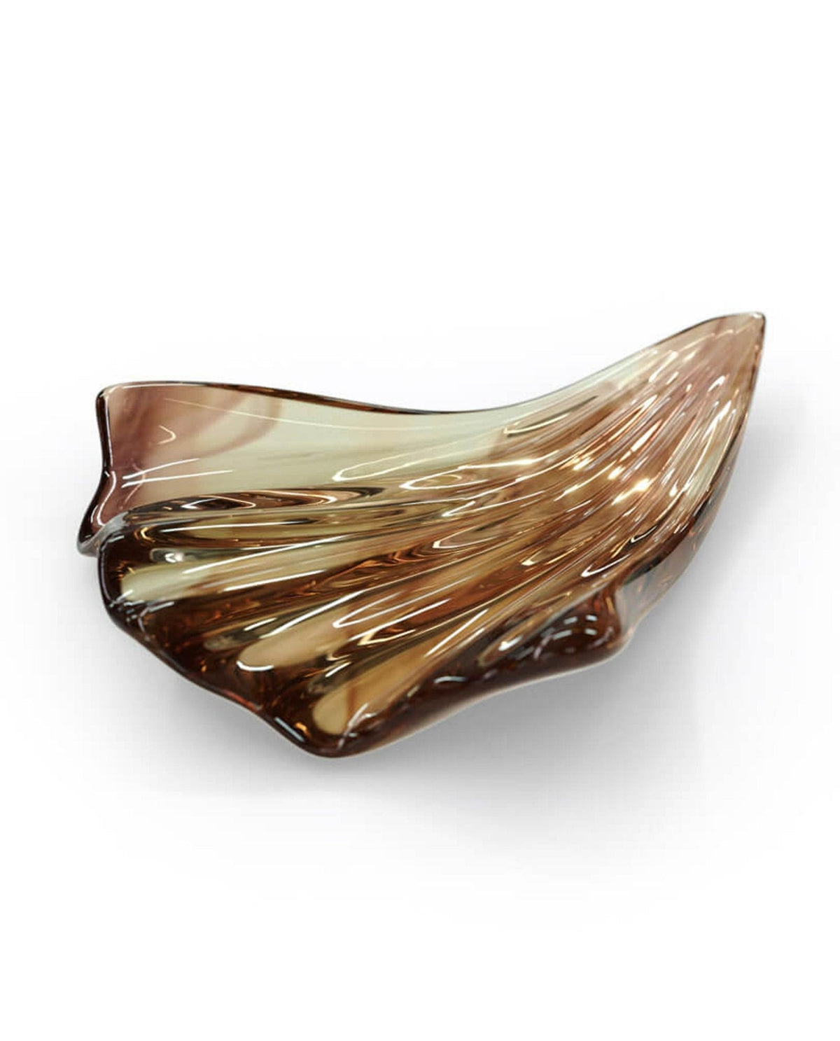 Elmiros Kronleuchter aus Glas in Blütenform