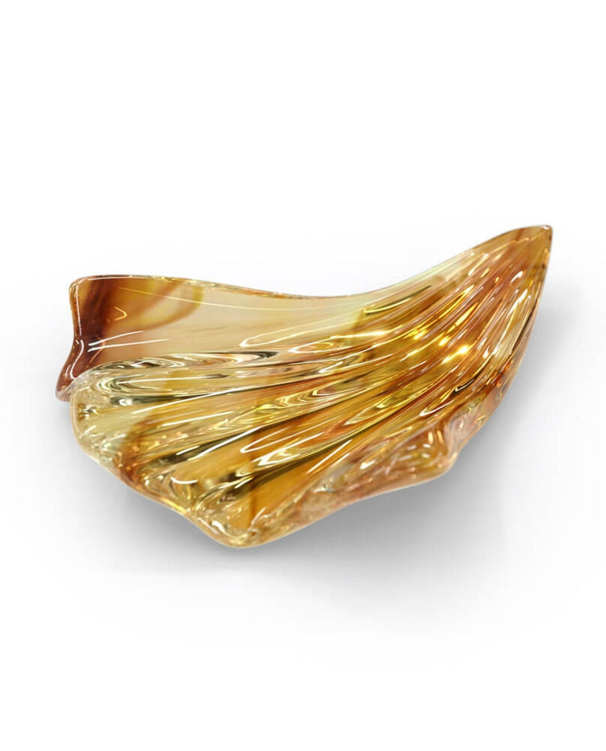 Elmiros Kronleuchter aus Glas in Blütenform