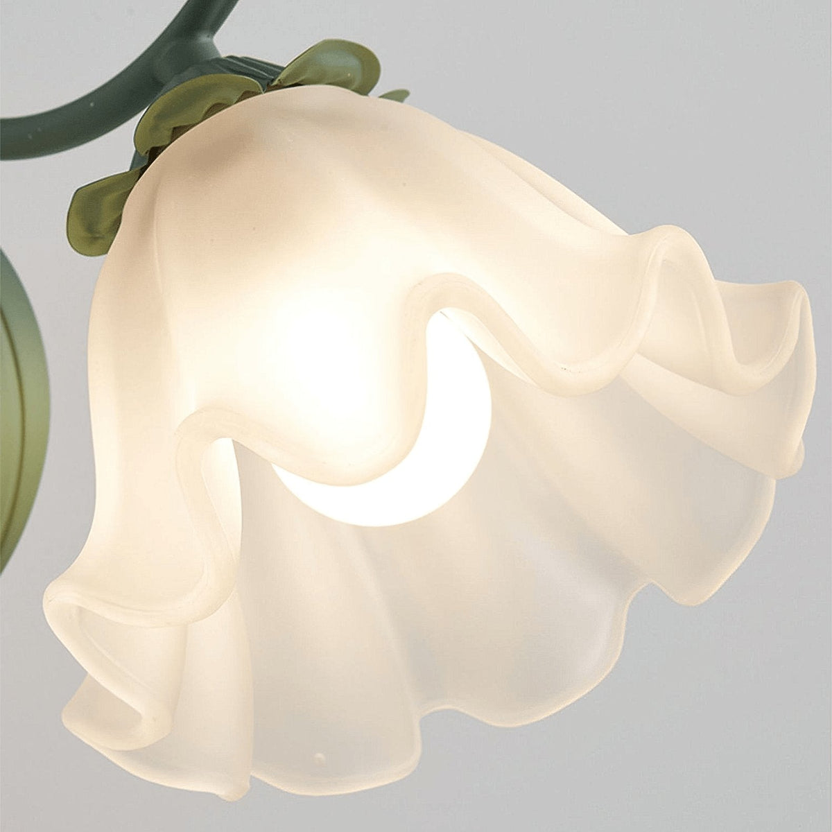 Oly Premium zeitgenössische Kunst-Wandleuchte aus flarem Glas