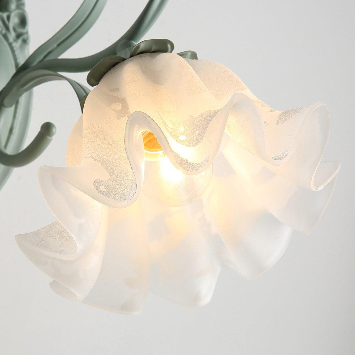 Oly Premium zeitgenössische Kunst-Wandleuchte aus flarem Glas