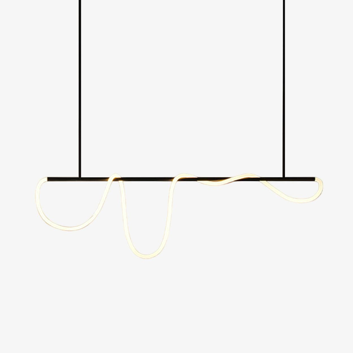 Vocor Kronleuchter flexibler Silikonbogen modern elegant