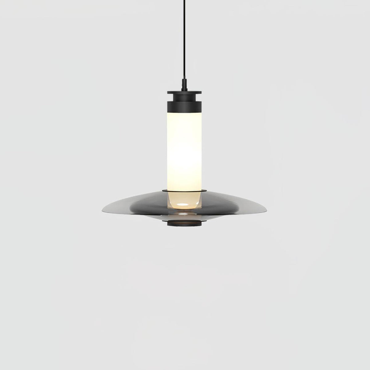 Borian Pendelleuchte aus Glas futuristisch für Wohnzimmer | Cielum