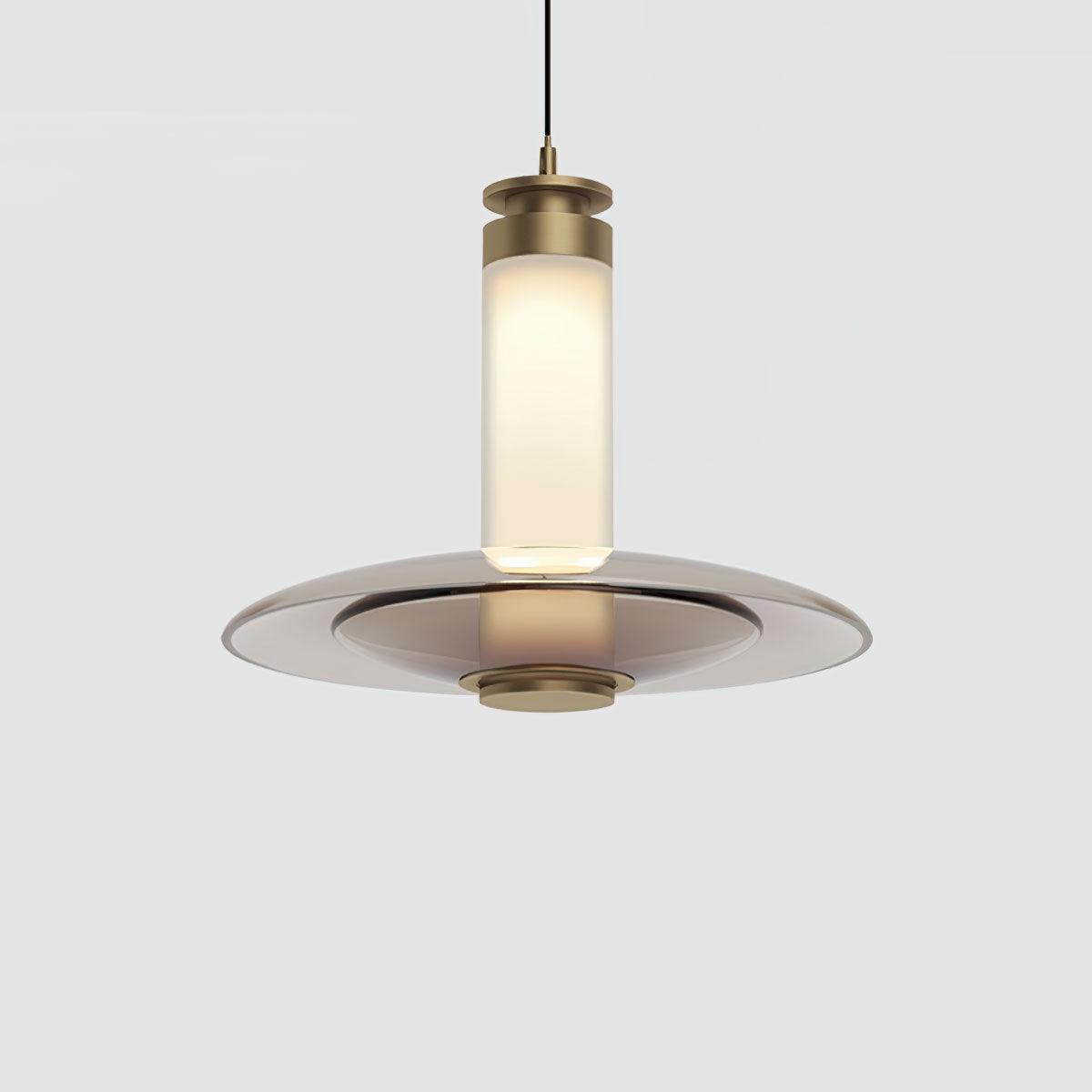 Borian Pendelleuchte aus Glas futuristisch für Wohnzimmer | Cielum