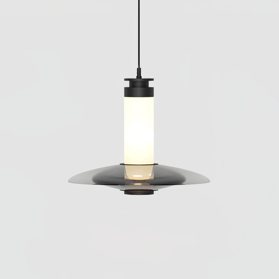 Borian Pendelleuchte aus Glas futuristisch für Wohnzimmer | Cielum
