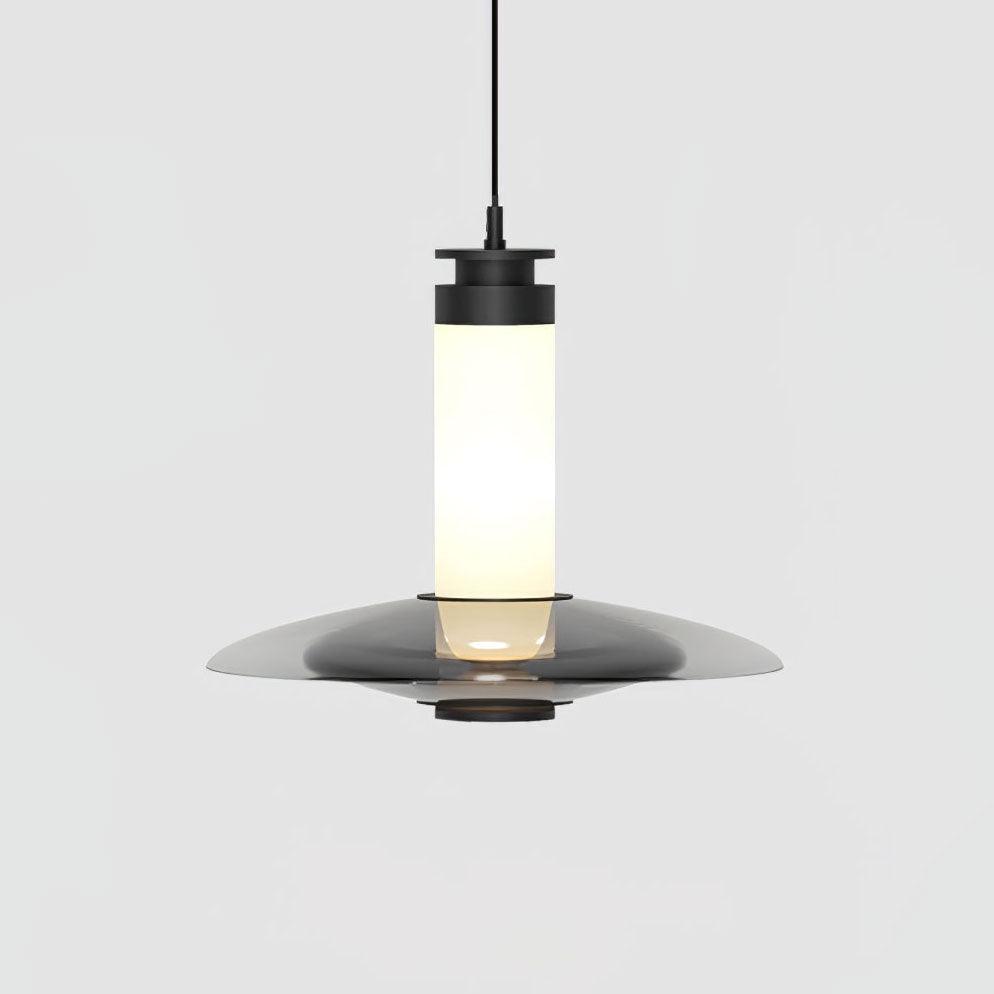 Borian Pendelleuchte aus Glas futuristisch für Wohnzimmer | Cielum