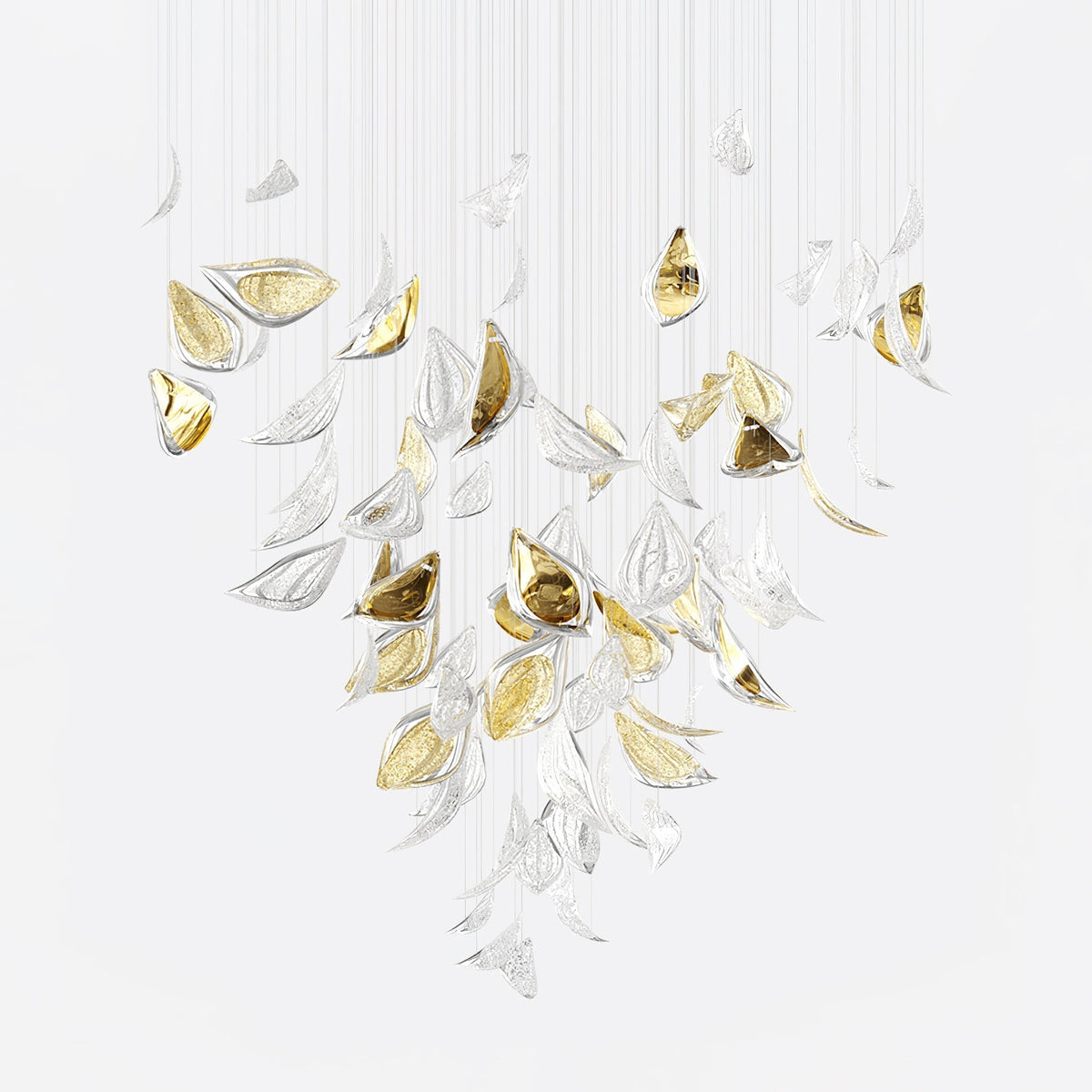 Avynen Kristall-Blüten-Kronleuchter