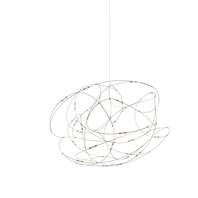 Celes Pendelleuchte aus Edelstahl im minimalistischen Stil