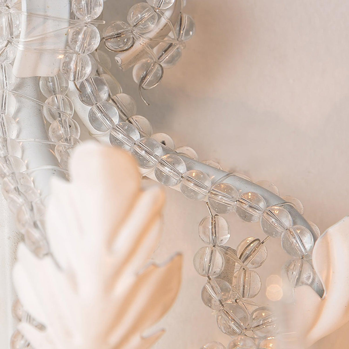 Xeldes traditionelle Wandleuchte im Kerzenhalter-Stil aus Kristall