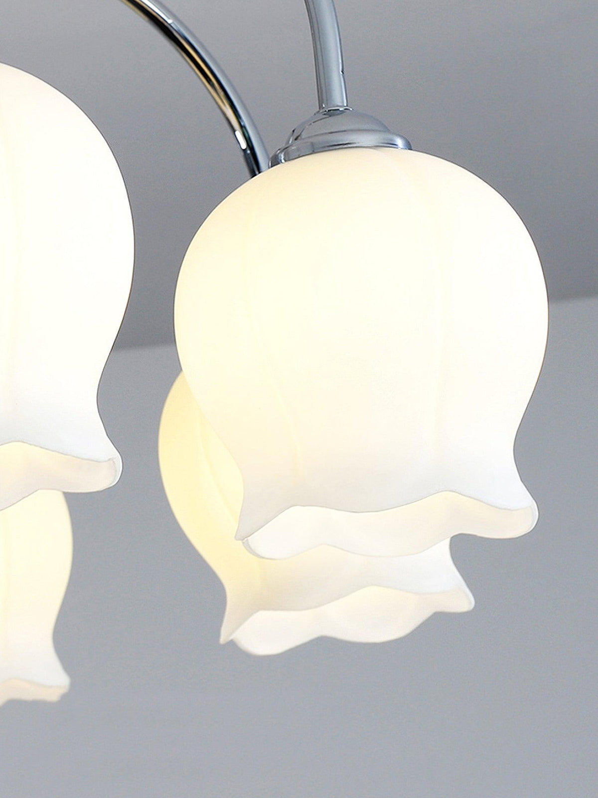 Oldore Premium Elegance Floral-Glas-Deckenleuchte