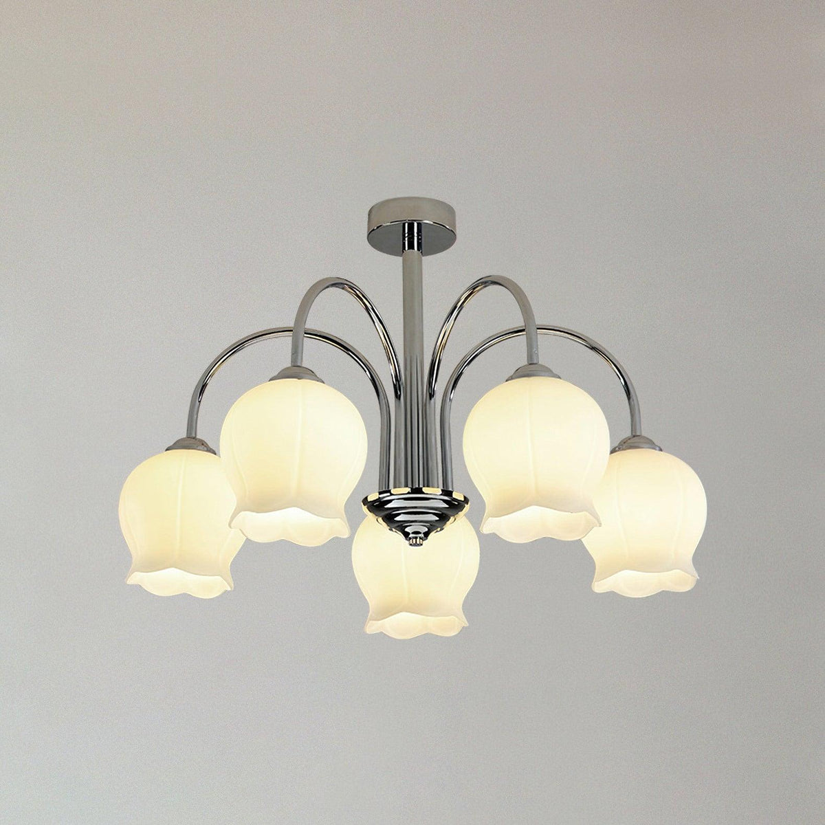 Eiralissa Kronleuchter Floral Glas