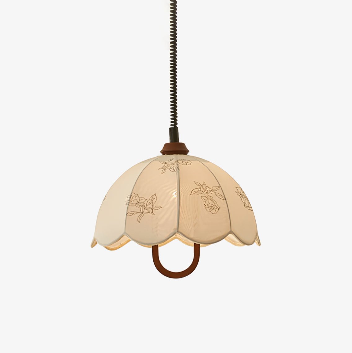 Elvaraine Vintage Pendelleuchte aus Holz