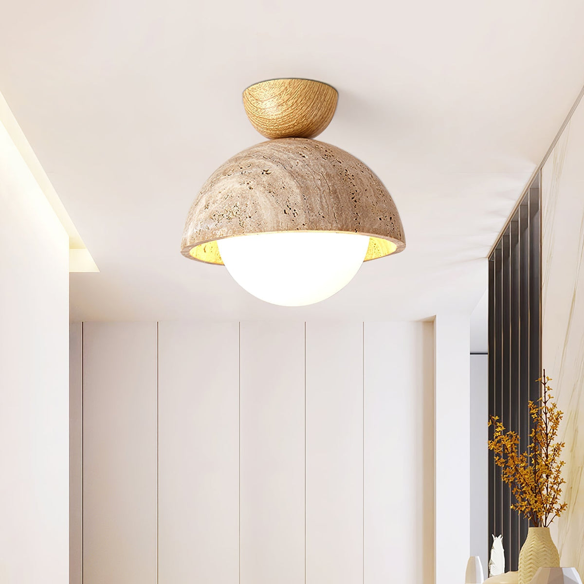 Serireon Travertine Deckenleuchte