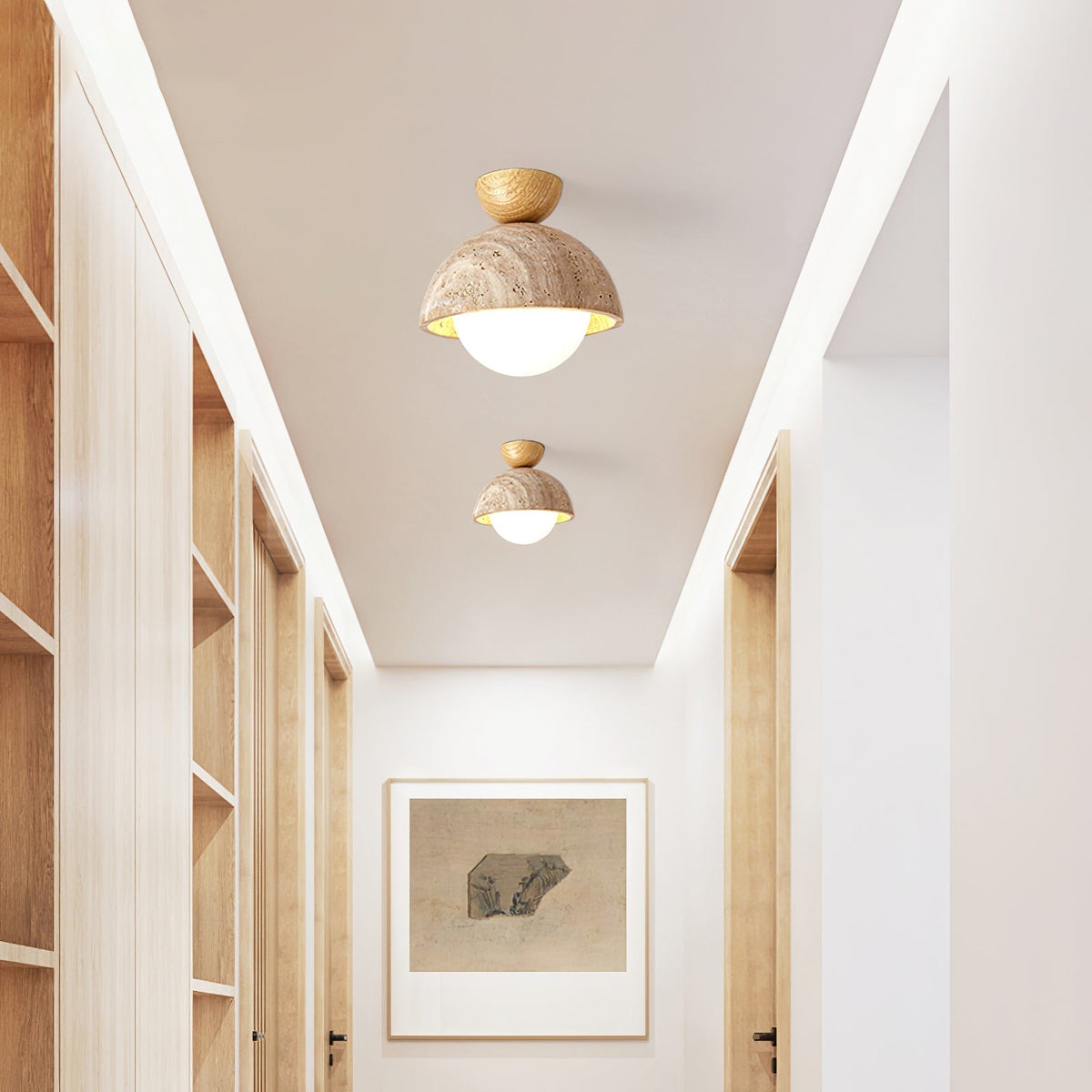 Serireon Travertine Deckenleuchte