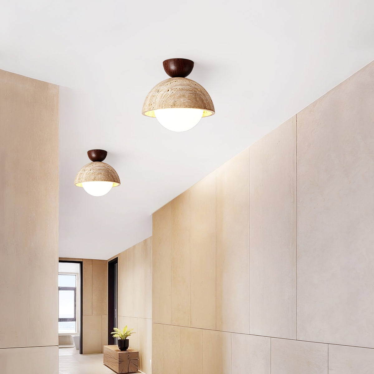 Serireon Travertine Deckenleuchte