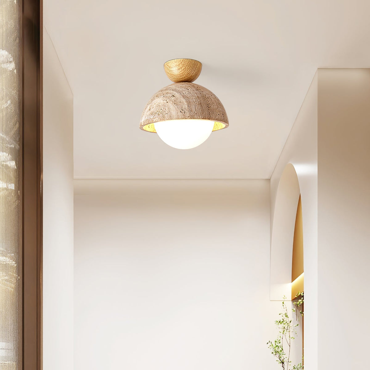 Serireon Travertine Deckenleuchte