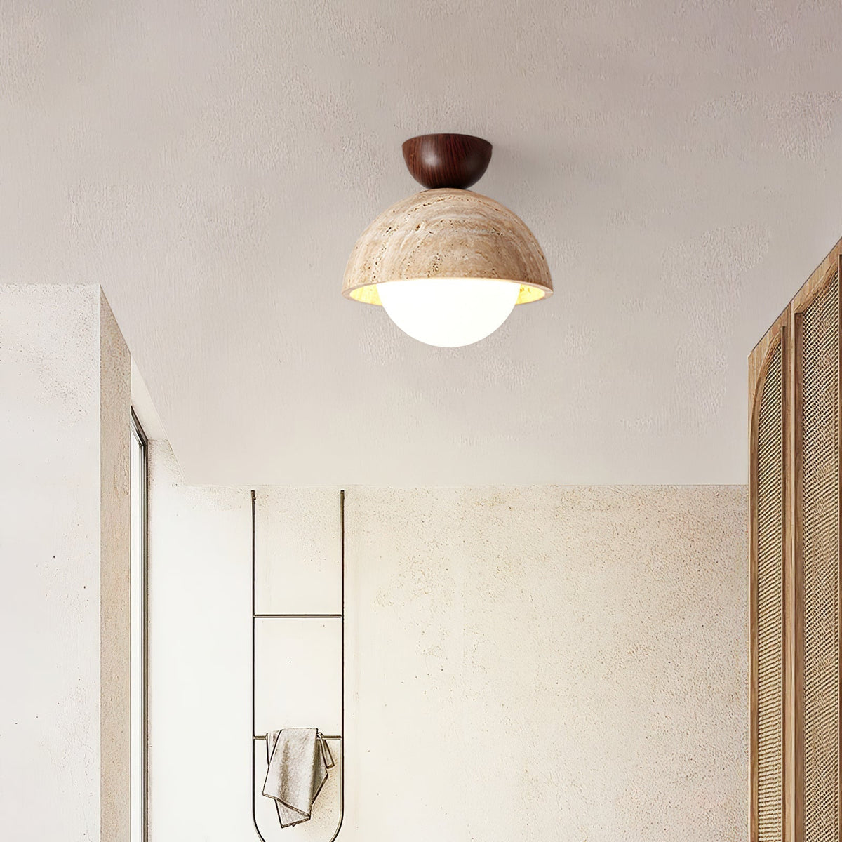 Serireon Travertine Deckenleuchte
