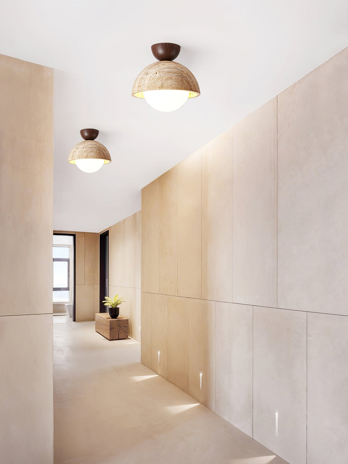 Serireon Travertine Deckenleuchte