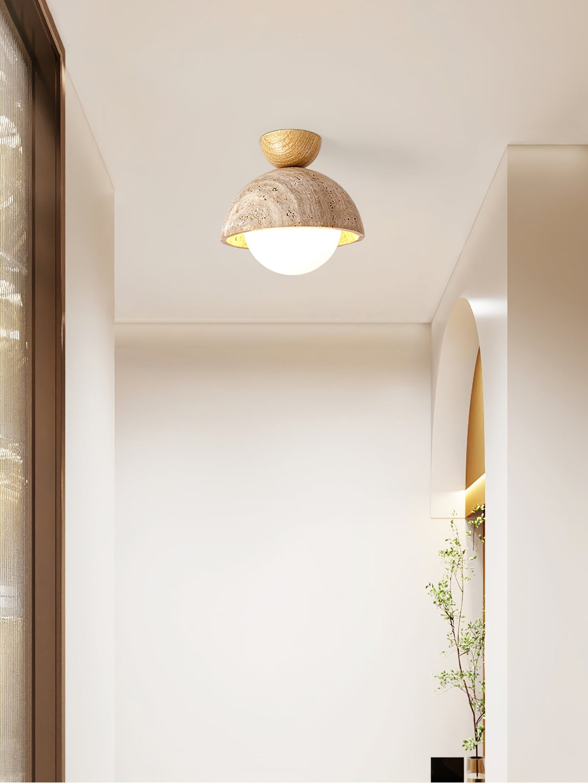 Serireon Travertine Deckenleuchte