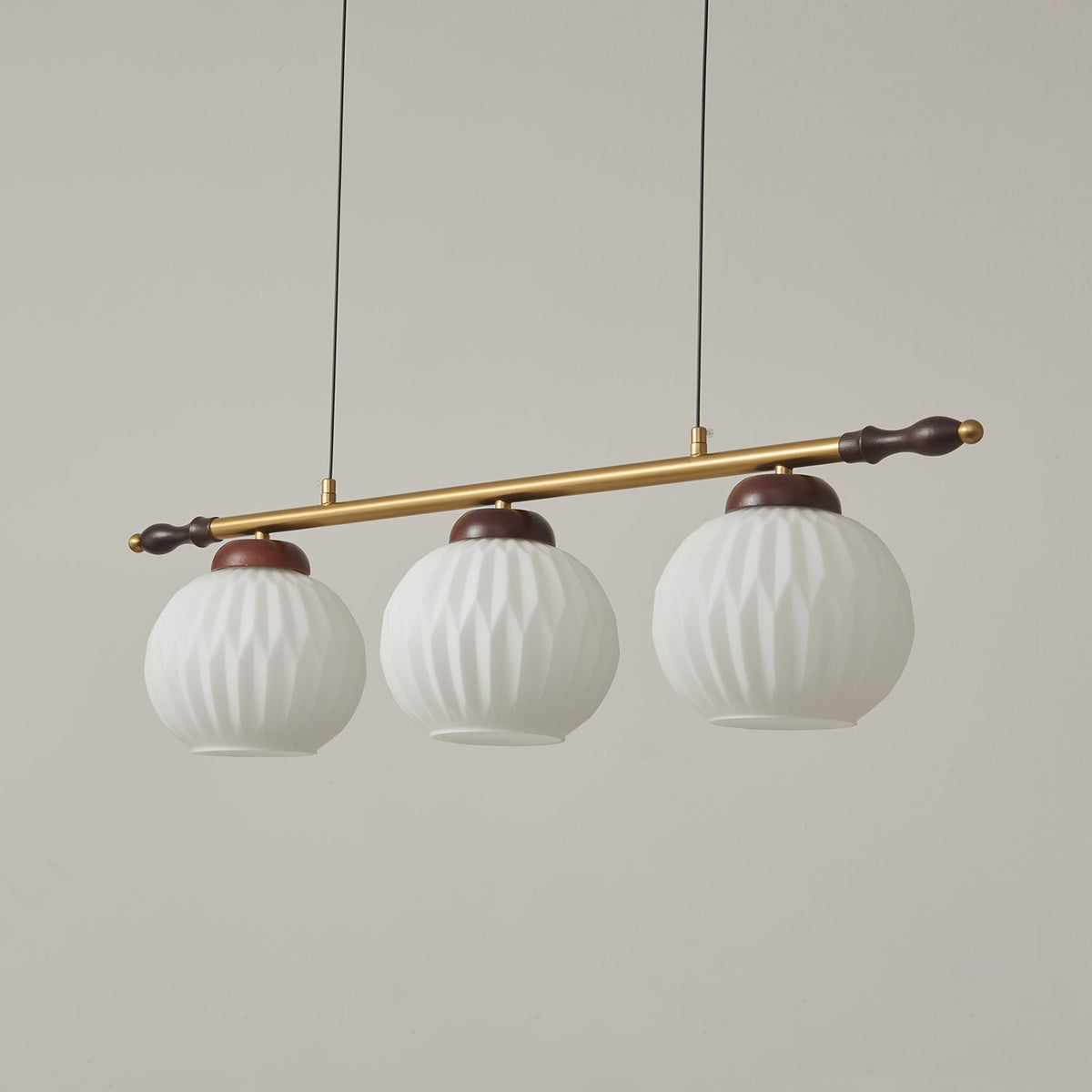 Huna Vintage-Glas-Pendelleuchte