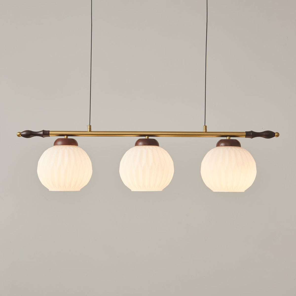 Huna Vintage-Glas-Pendelleuchte