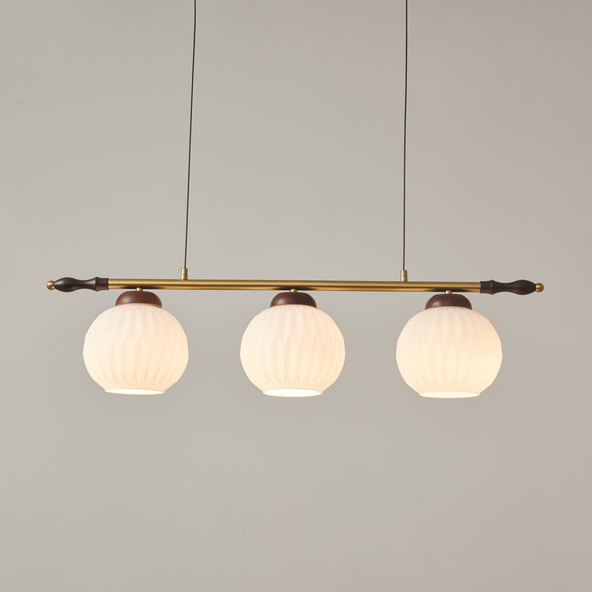Huna Vintage-Glas-Pendelleuchte