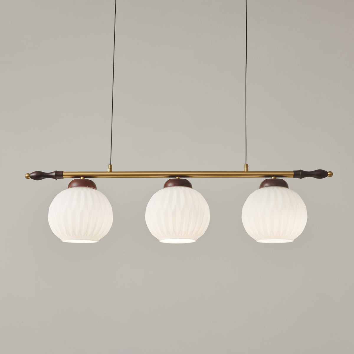 Huna Vintage-Glas-Pendelleuchte