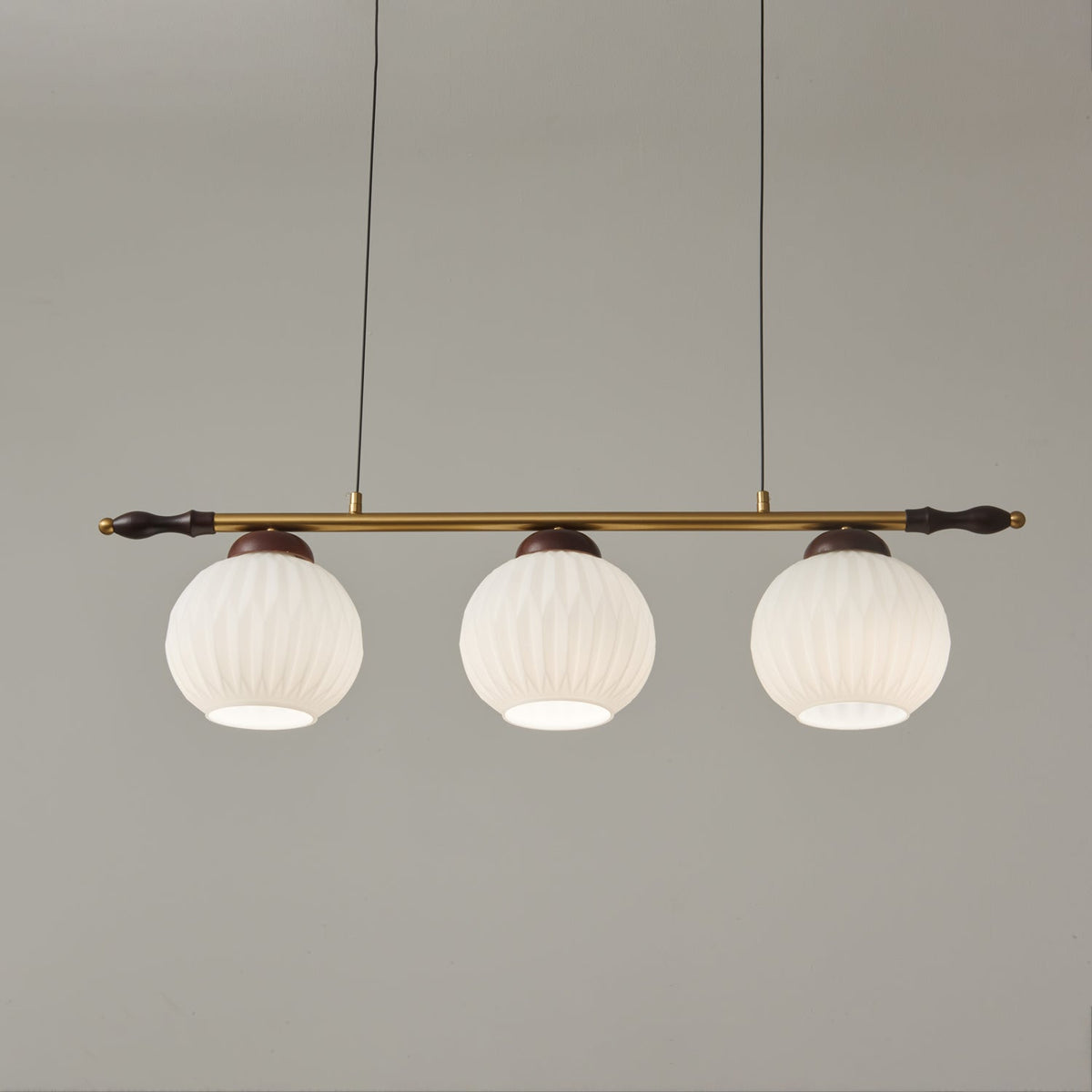 Huna Vintage-Glas-Pendelleuchte
