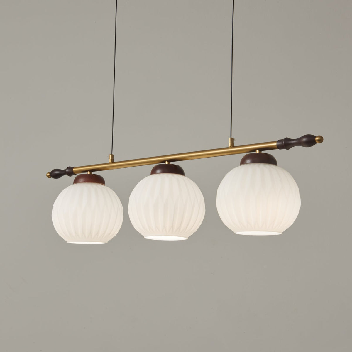Huna Vintage-Glas-Pendelleuchte